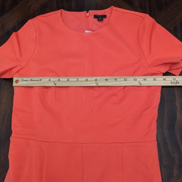 Ann Taylor Short Sleeve Flare Dress NWT - Picture 8 of 12